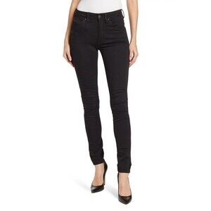 G-STAR RAW 5622 High Skinny Jeans In Rinsed Black 280$ Size 29 fits smaller